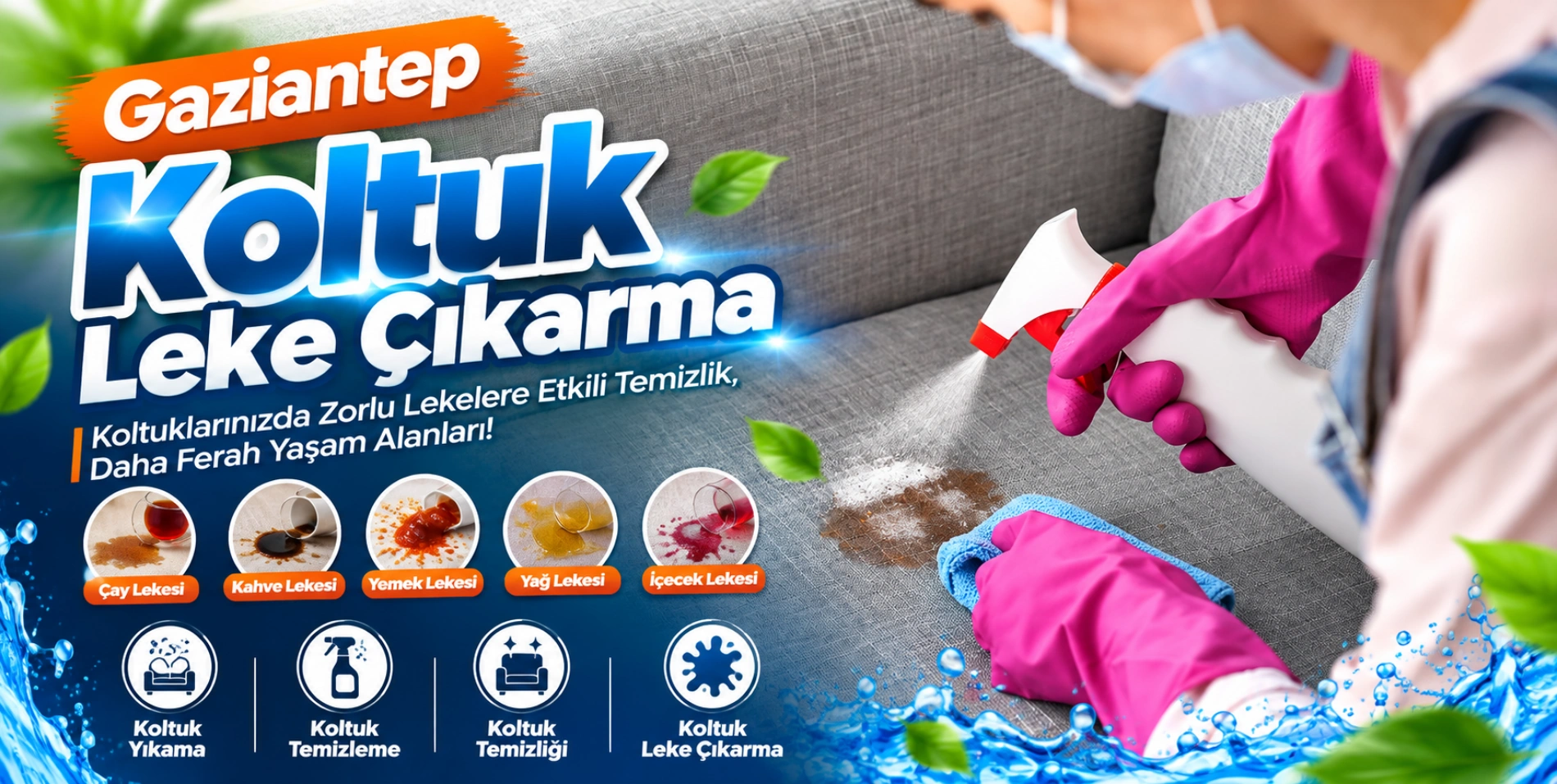 gaziantep koltuk leke çıakrtma